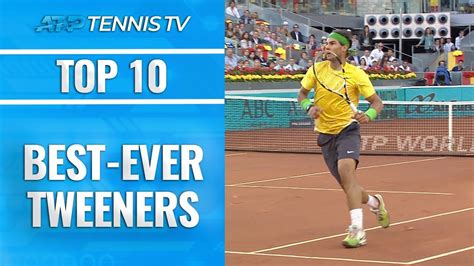 Top 10 Best Atp Tennis Tweeners Ever 🌭 Youtube