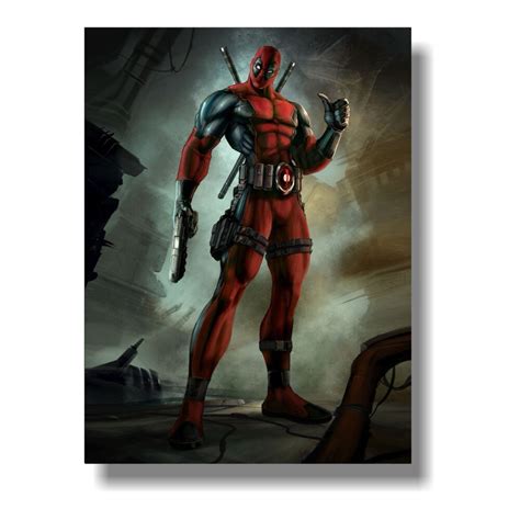 Check out our superhero wallpaper selection for the very best in unique or custom, handmade pieces from our wall décor shops. Deadpool Posters Superhero Comic Art Silk Fabric Decorated ...