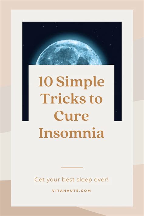 10 Simple Tricks To Cure Insomnia Vita Haute