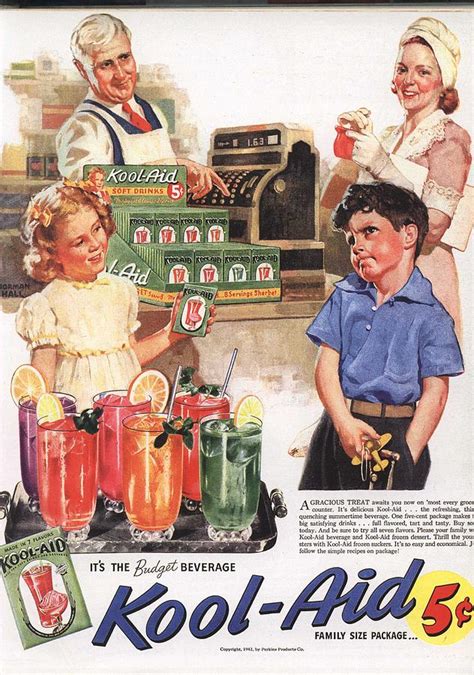 Vintage 1950s Kool Aid Advert Photograph By Georgia Fowler Pixels