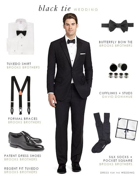 What To Wear To A Formal Black Tie Wedding Wedding Suits Men Black