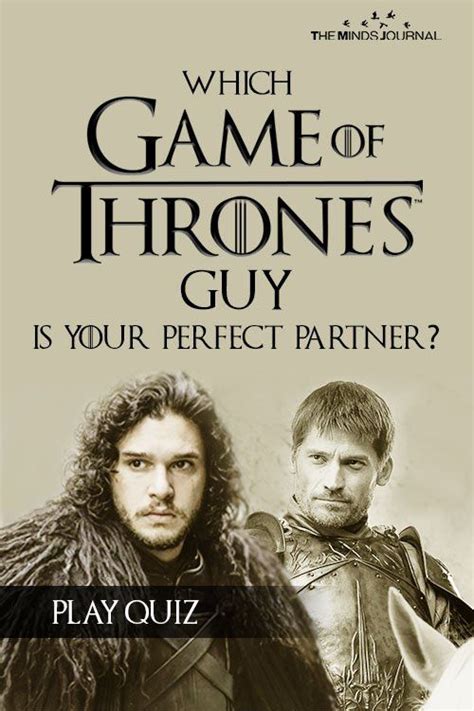 Which Game Of Thrones Guy Is Your Perfect Partner Quiz Quiz Book Quizzes Quizzes For Fun