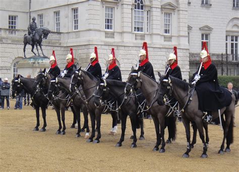 Changing The Guard At Horse Guards On Whitehall London