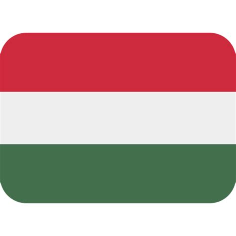 Die fahne der ungarn, die zeigen, wie die buchstaben hu auf einigen plattformen. 🇭🇺 Flagge: Ungarn-Emoji