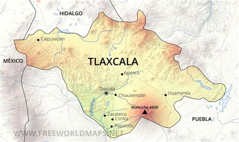 Tlaxcala Map