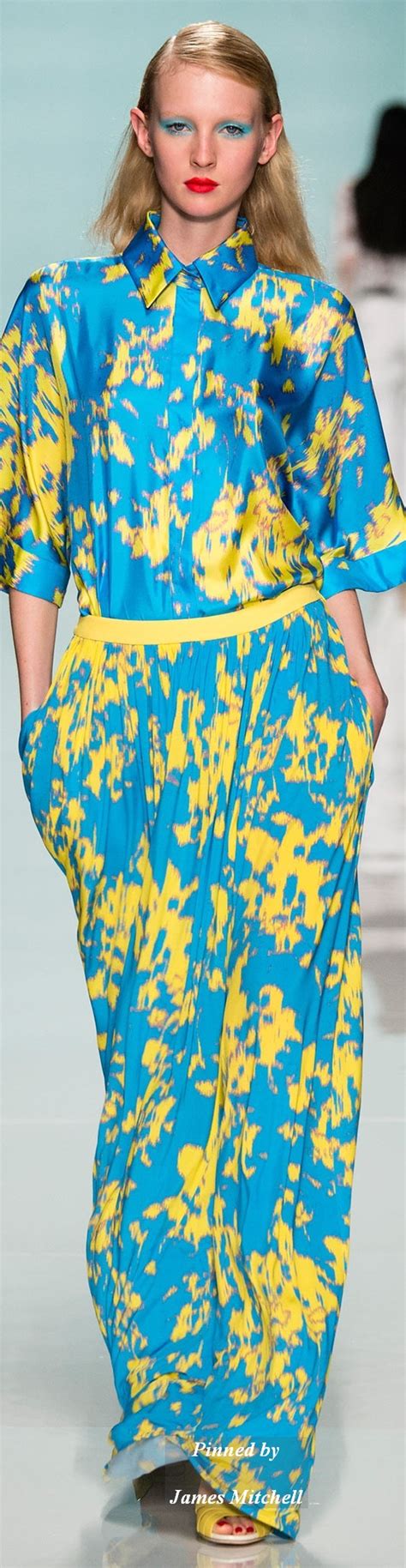Emanuel Ungaro Collection Spring 2015 Ready To Wear Colorful Fashion