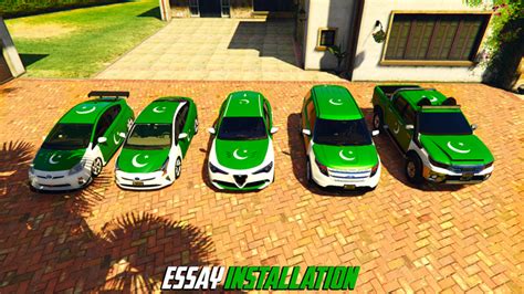 5 Pakistani Flag Cars In Gta V Download Gta 5 Pakistan Mod Best Modding