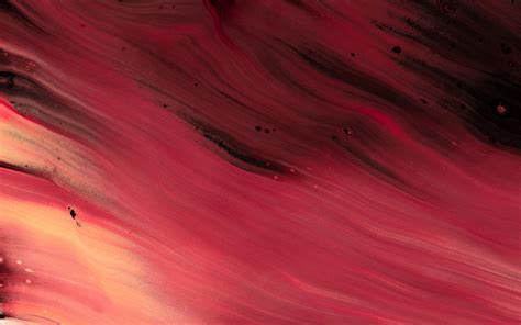 Download Wallpaper 3840x2400 Paint Stripes Spots Abstraction Red 4k