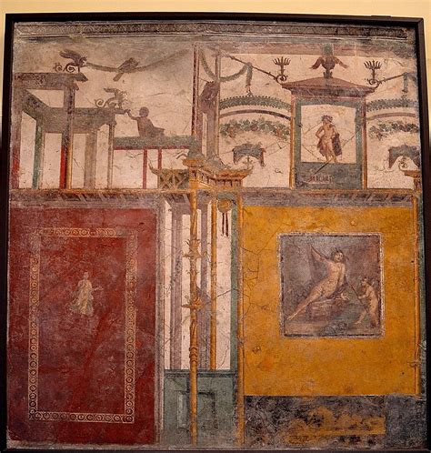 313 Roman Architecture Fourth Style Wall Painting C 20 Ad To C 79