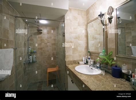 Bathroom In House Seoul South Korea Stock Photo Alamy