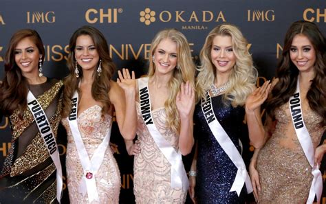 Miss Universo En La Recta Final Con Representantes Latinas Entre