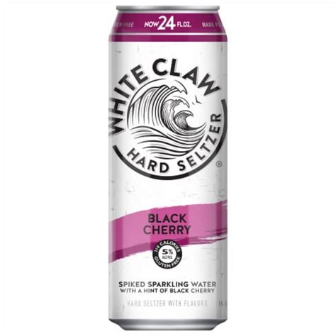 White Claw Hard Seltzer Black Cherry Single Can 24 Fl Oz King Soopers