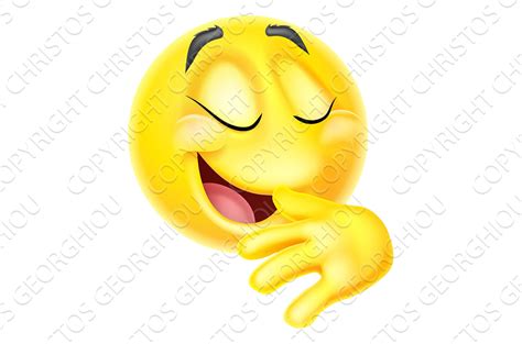 Proud Pleased Emoticon Emoji Face People Illustrations Creative Market