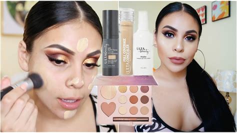 FULL FACE USING ONLY ULTA BEAUTY MAKEUP 2017 | JuicyJas - YouTube