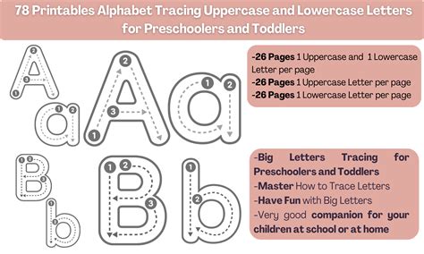 78 Printables Alphabet Tracing Graphic By Artdesign · Creative Fabrica
