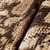 Piel de serpiente marrón estira tela Lycra 58 cortada a | Etsy