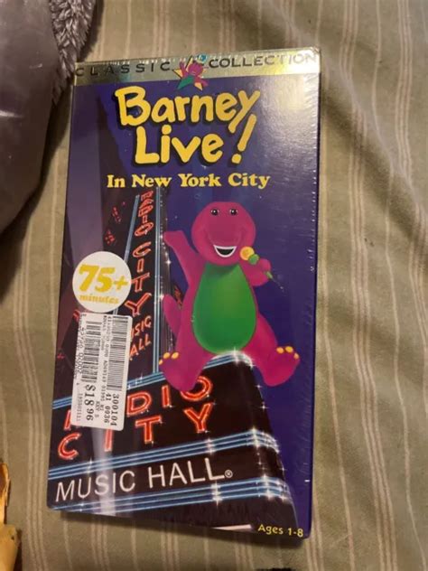 Barney Live In New York City Vhs 1994 Classic Collection 12000