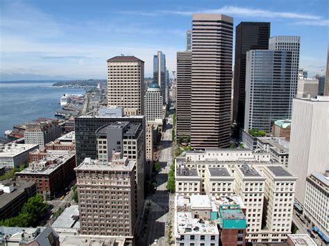 This Is The Seattle Skyline Looking North From Smith Tower Loved The