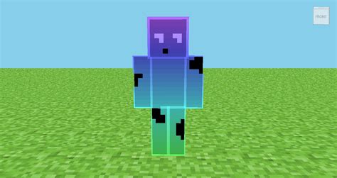 Cool Colored Transparent Character With Optional Glitch Effects