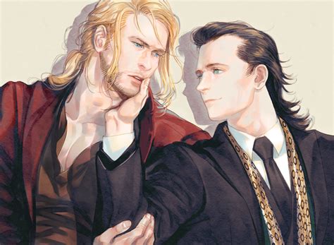 Based On The Playful Affection Thor Loki” 마블 코믹스 어벤져스 마블