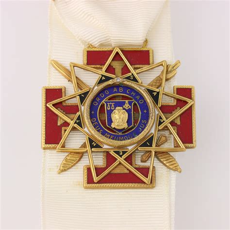 33rd Degree Master Mason Medal Gold Filled Scottish Rite Blue Lodge