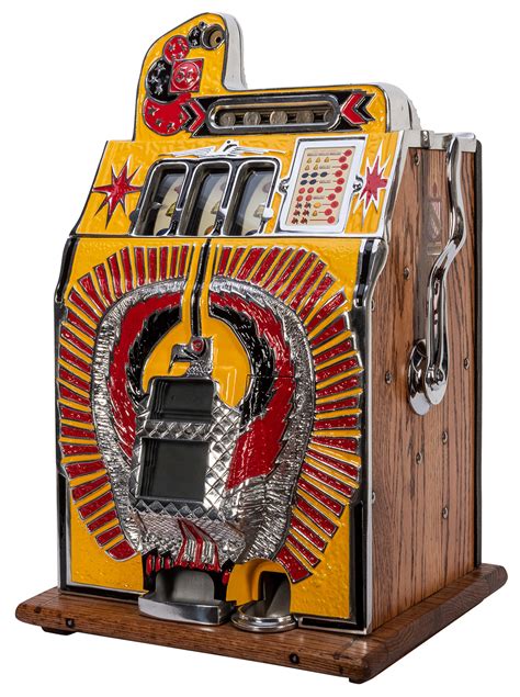 Lot Detail Rock Ola Mills Five Cent War Eagle Slot Machine