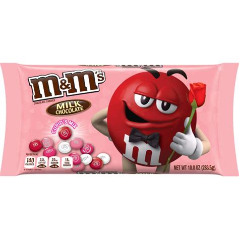 Mandms Valentines Day Milk Chocolate Candy Cupids Mix 10 Oz