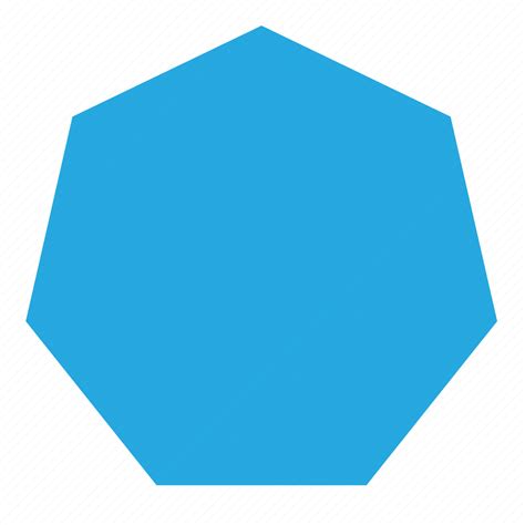 Heptagon Shape Figure Form Icon Download On Iconfinder