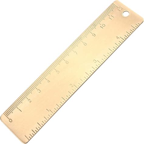 Utoolmart Straight Ruler 120mm 47 Inches Brass Metric Inch