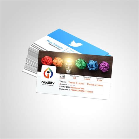 Twitter Business Card Cards Business Cards Business