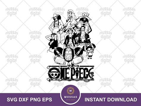 One Piece Anime Shirt Design Vector Png Svg