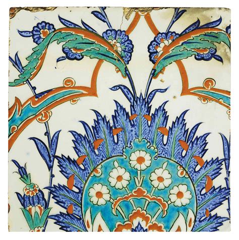 An Iznik Pottery Tile Ottoman Turkey Circa Christie S