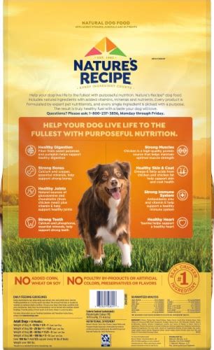 Natures Recipe Grain Free Chicken Sweet Potato And Pumpkin Dry Dog Food