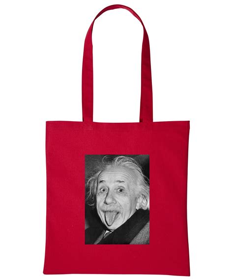 Albert Einstein Tongue Out Funny Tote Shopper Bags Shopping Etsy