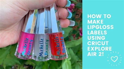Today we're going to be showing you how to make some diy wine glasses with your cricut. UPDATED: DIY How To Make Vinyl Lip Gloss Labels Using The ...