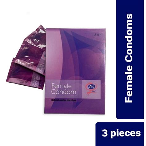 Fc2 Female Condoms 3 Piece Pack Andeemart