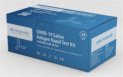 Sg Diagnostics Covid 19 Saliva Antigen Rapid Test Kit Sg Diagnostics