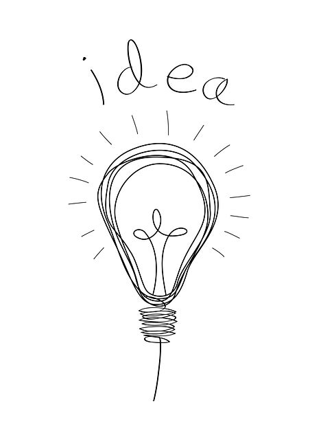 Free Image On Pixabay Light Bulb Ideas Sketch I Think Minimalist