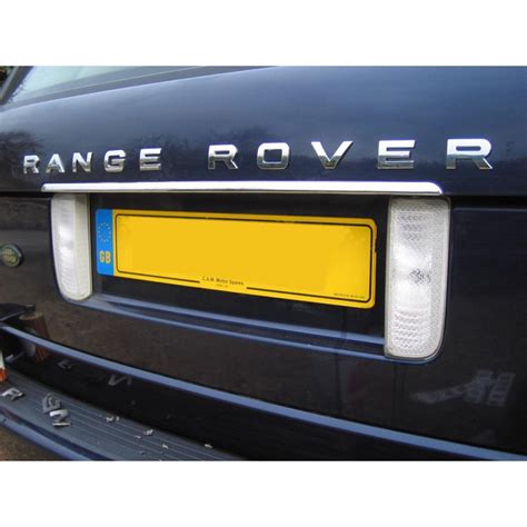 Range Rover L322 02 Chrome Rear Tailgate Lettering