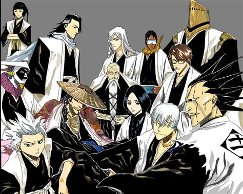 All Bleach Captains By Thecirrobros On Deviantart