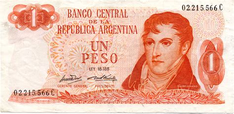 1 Peso Argentine Numista