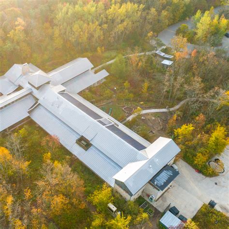 Prs means permanent roofing systems. Schlitz Audubon Nature Center - Performance Roofing Systems