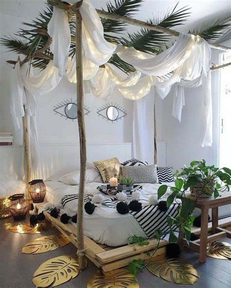 Canopy Bed Ideas How To Decorate A Bedroom To Make It Cozy Bohemian Bedroom Decor Bedroom