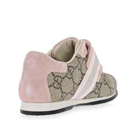 Gucci Kids Girl Leather And Fabric Shoes Glamood Outlet