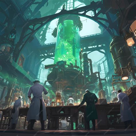 Premium Photo | VictorianStyle Science Lab with Steampunk Aesthetic