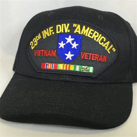 23rd Infantry Division Americal Vietnam Veteran Cap Hi Army Museum
