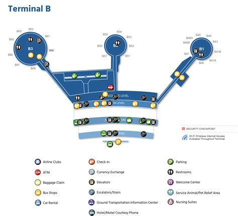 Newark Airport Terminal A Map World Map