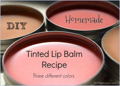 How To Make Naturally Tinted Lip Balm Colors