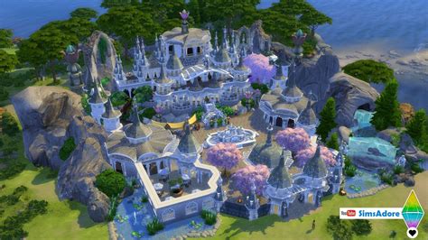 NO CC 🧙‍♂️ Realm Of Magic Village 🧙‍♂️ The Sims 4 🧙‍♂️SimsAdore