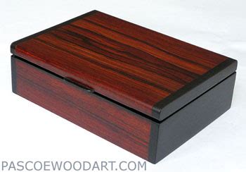 Handcrafted Wood Boxes using Cocobolo